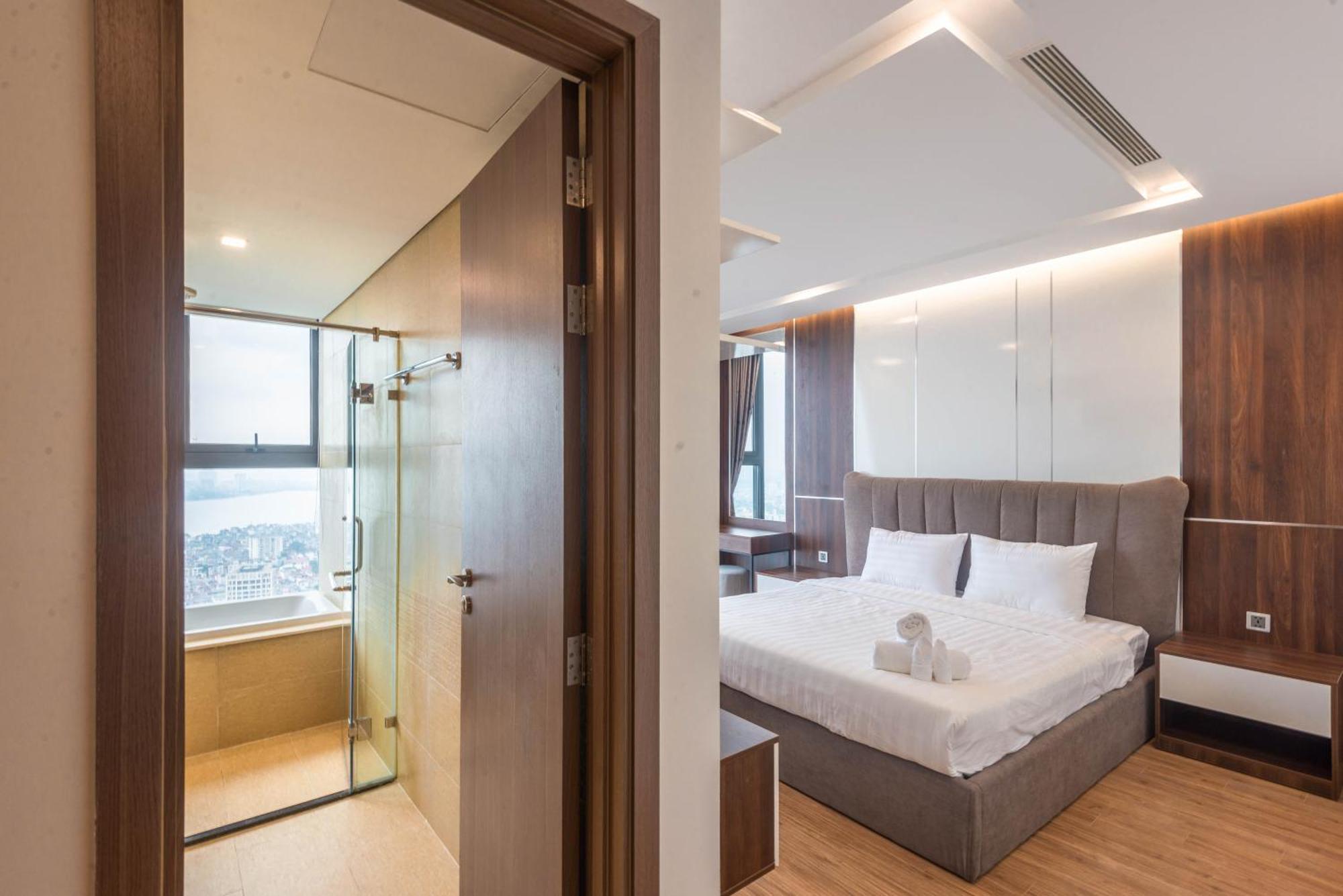 Luxury Serviced Apartment Vinhomes Metropolis Premium Hanói Exterior foto